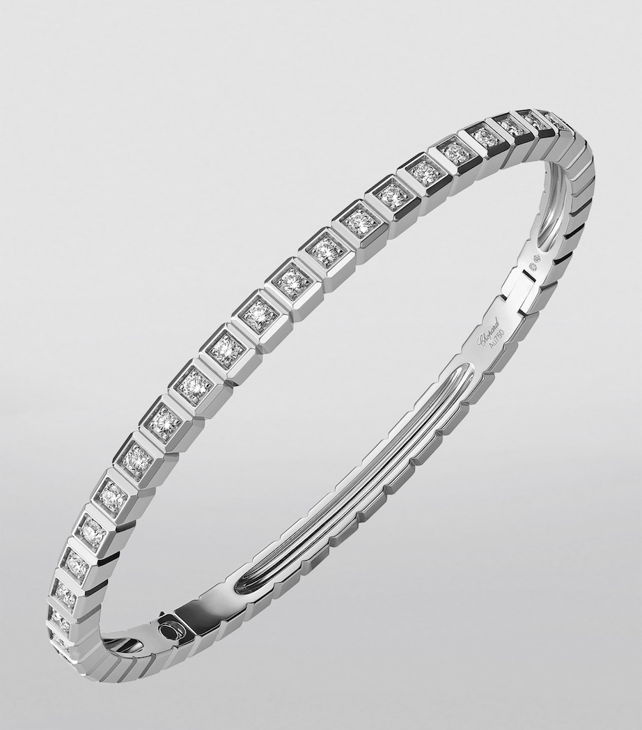 Chopard White Gold and Diamond Ice Cube Bracelet White Gold Image 2