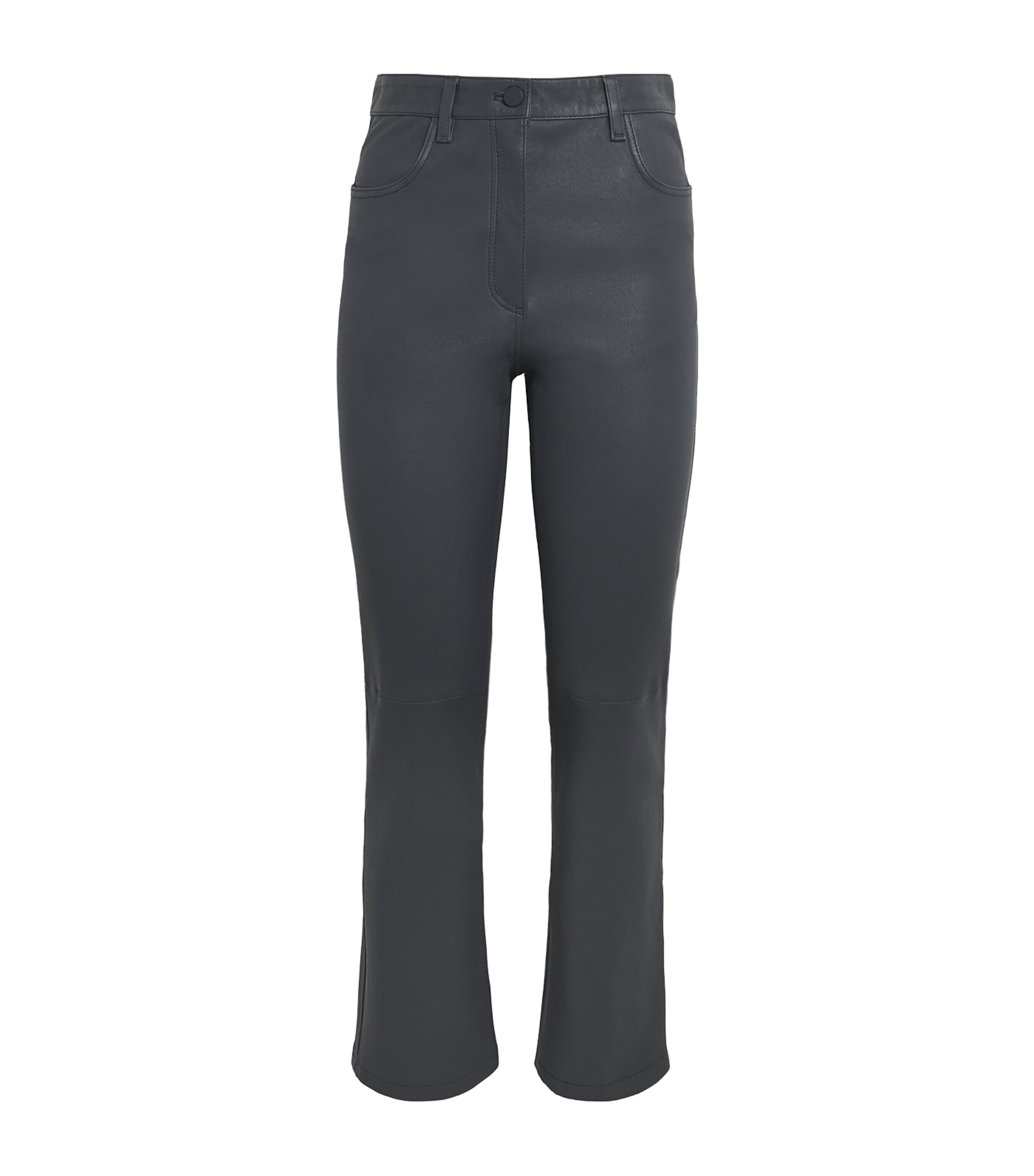 Lambskin Tafira Flared Trousers SMOKE Image 1