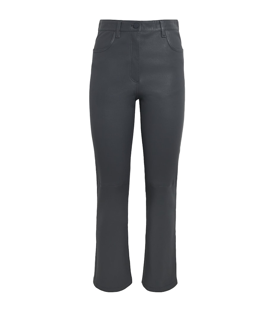 Lambskin Tafira Flared Trousers SMOKE Image 1
