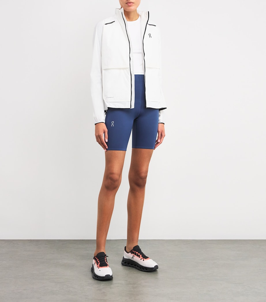 Long-Sleeve Studio Crop Top WHITE Image 2