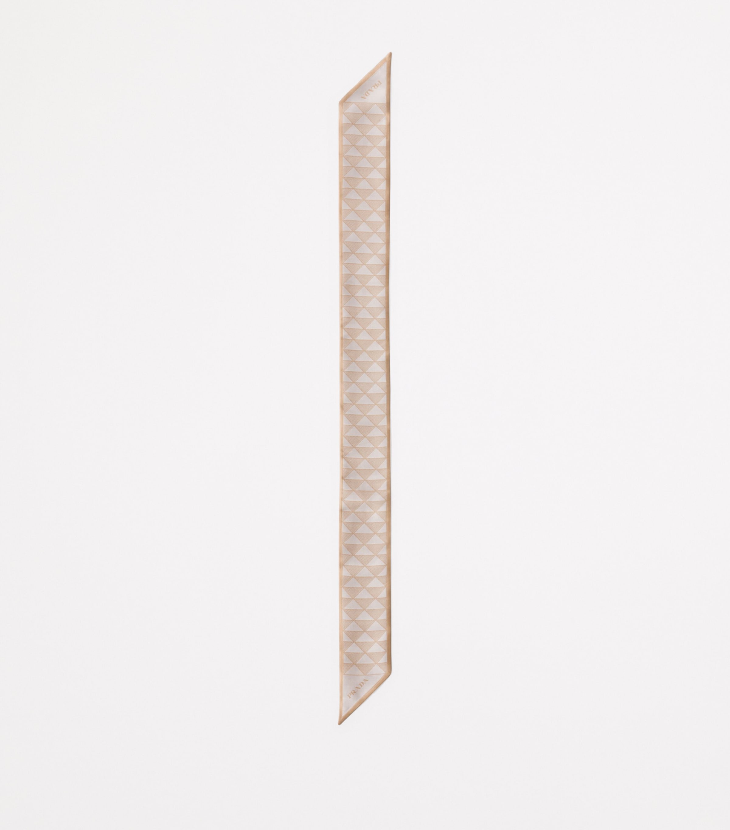 Silk Triangle Skinny Scarf F045Y Image 2