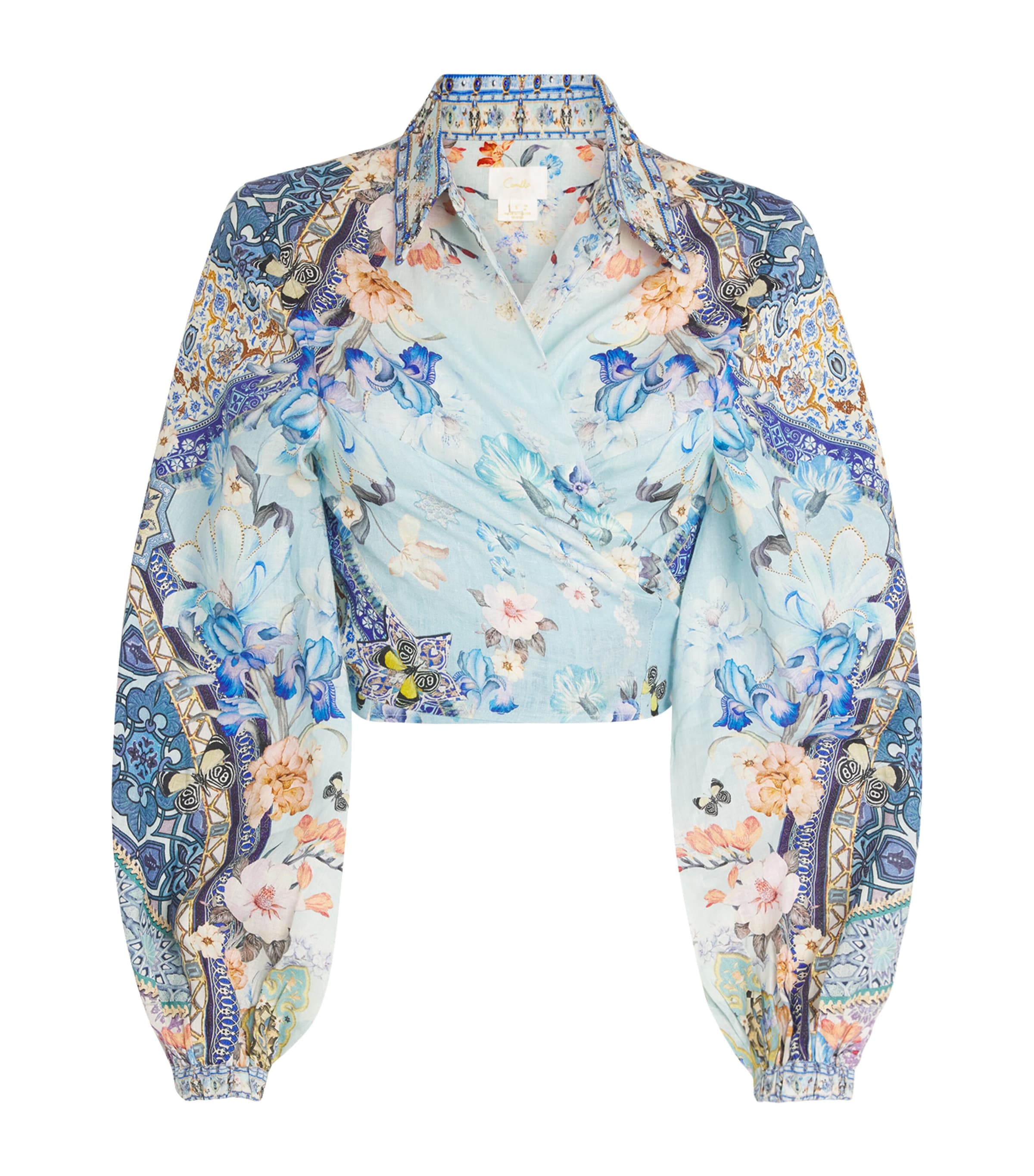 Camilla Womens Silk Wrap Shirt Almanpal Image 1