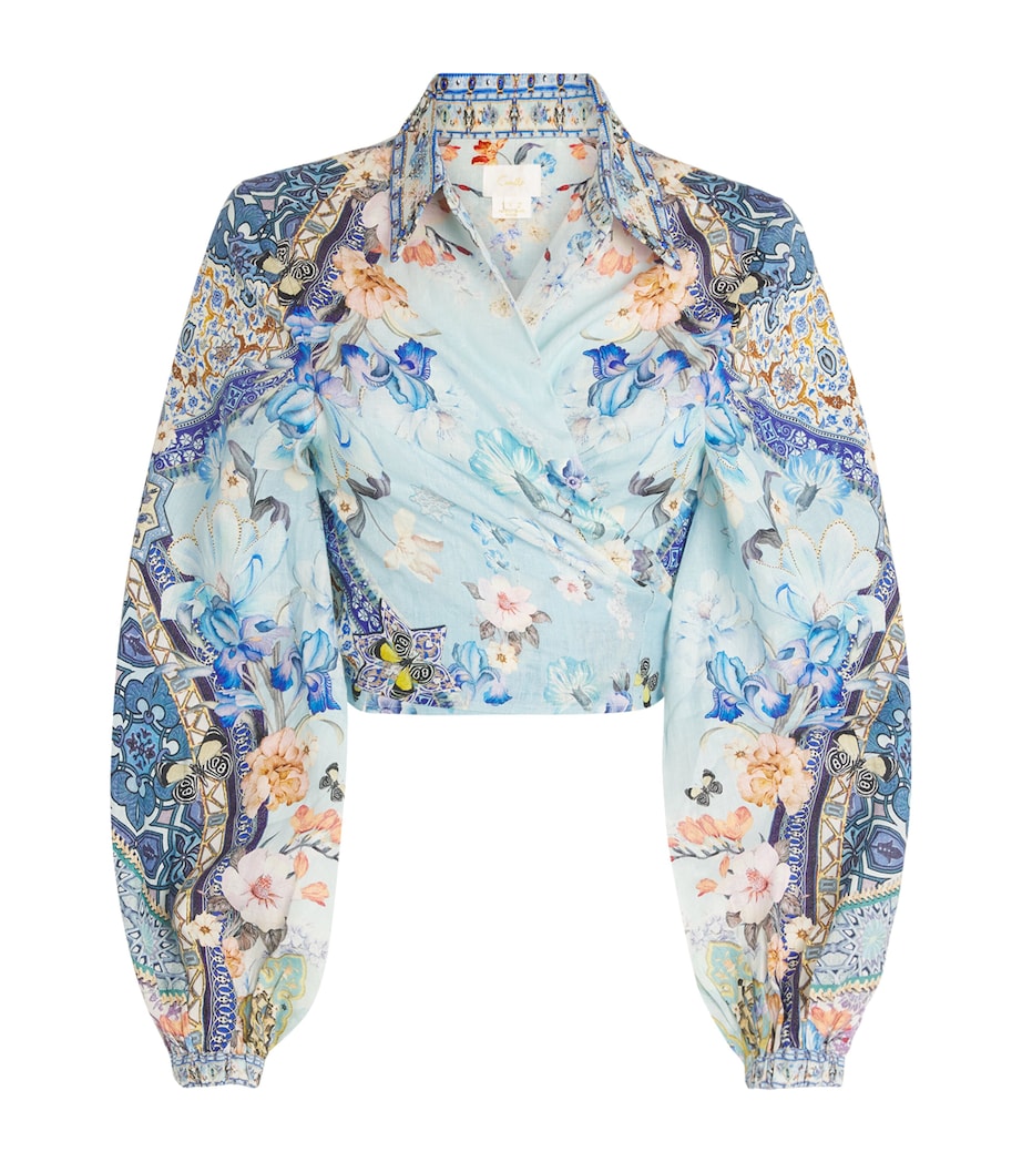 Camilla Womens Silk Wrap Shirt Almanpal Image 1