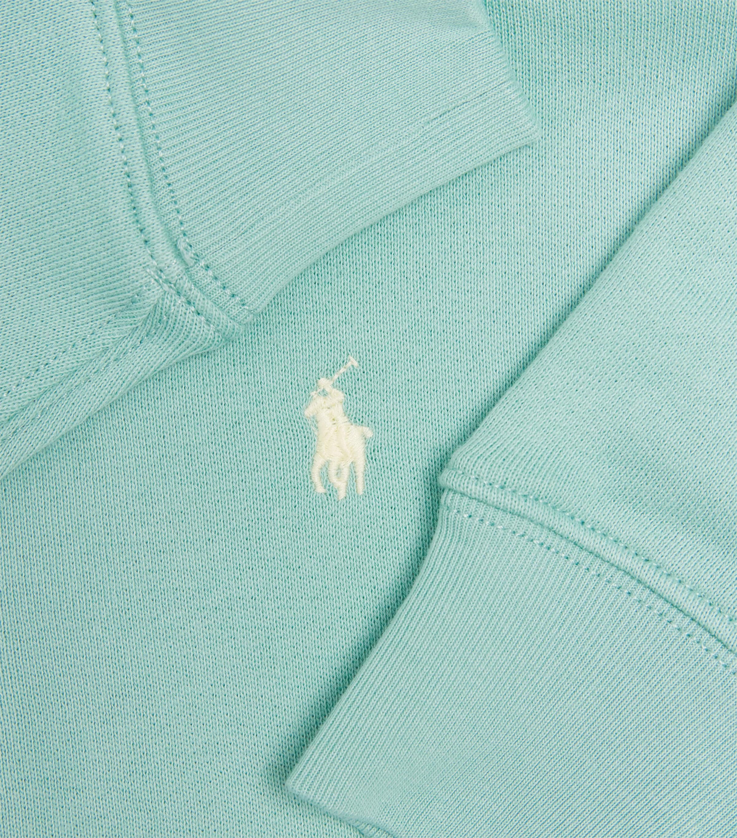 Polo Pony Zip-Up Hoodie (7-14 Years) GREEN Image 3