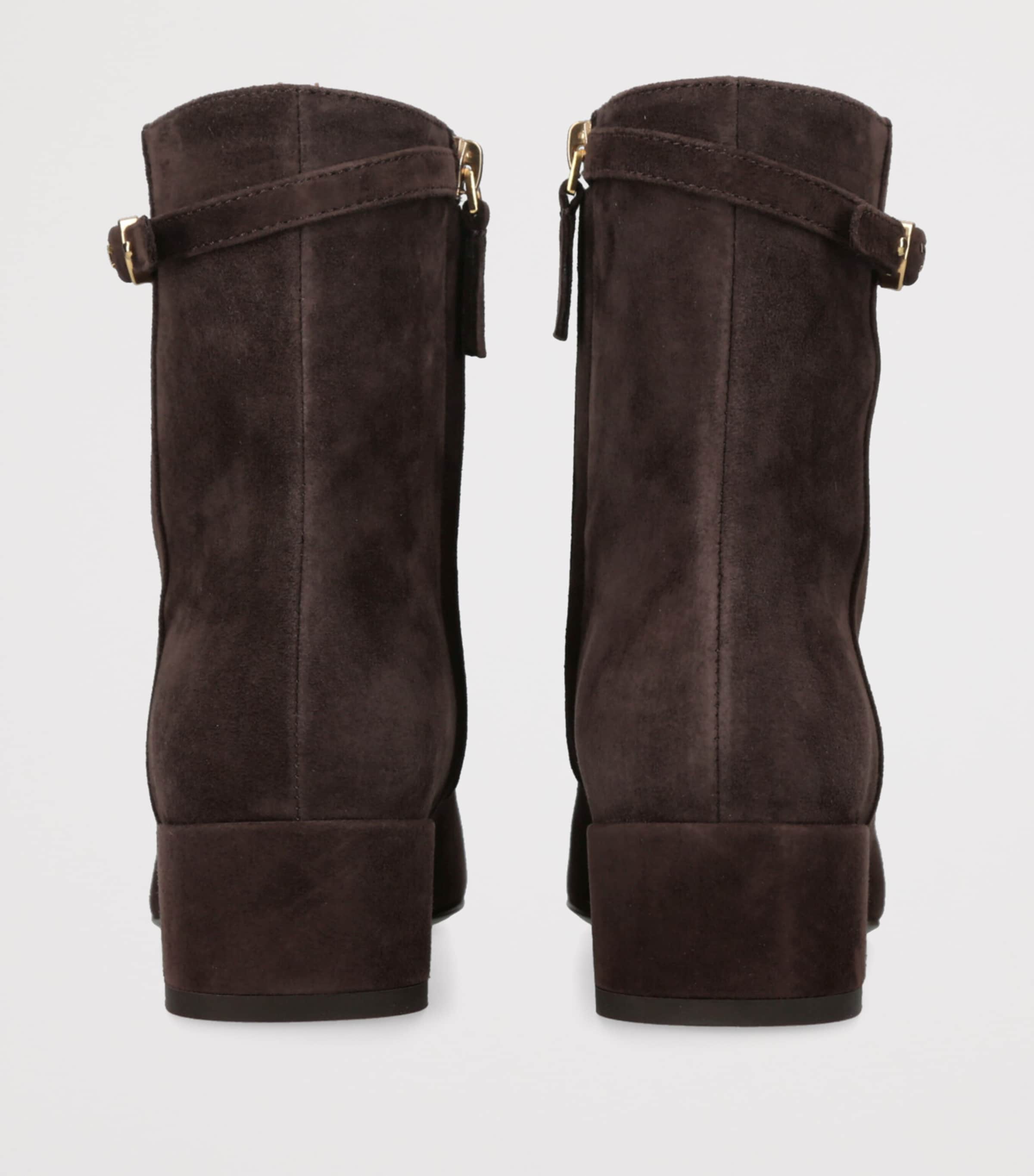 Suede Stivaletto Cuoio Ankle Boots 35 BROWN Image 2