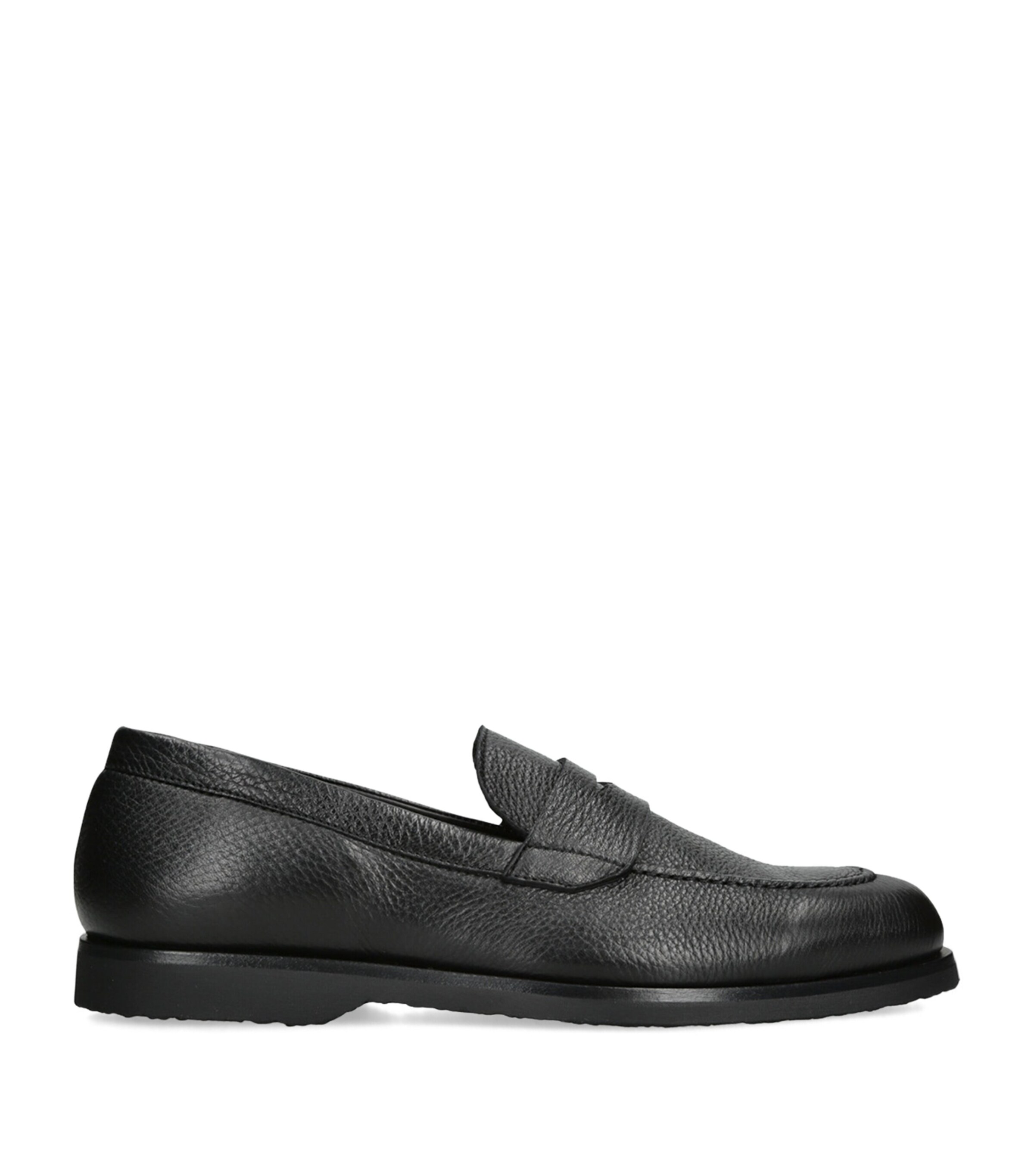 Harrys London Black Leather Beck Loafers | Harrods QA display picture 2