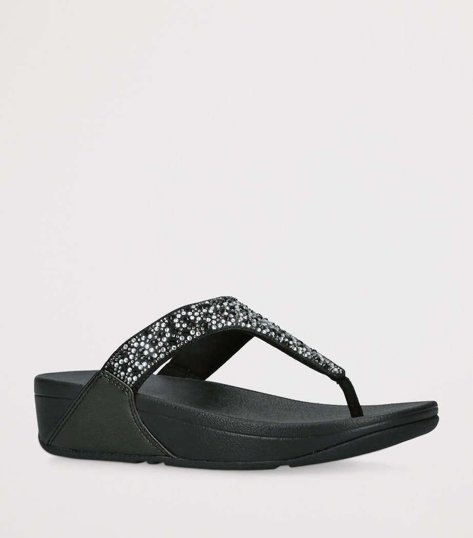 Embellished Lulu Flatform Sandals 40 BLACK Image 3