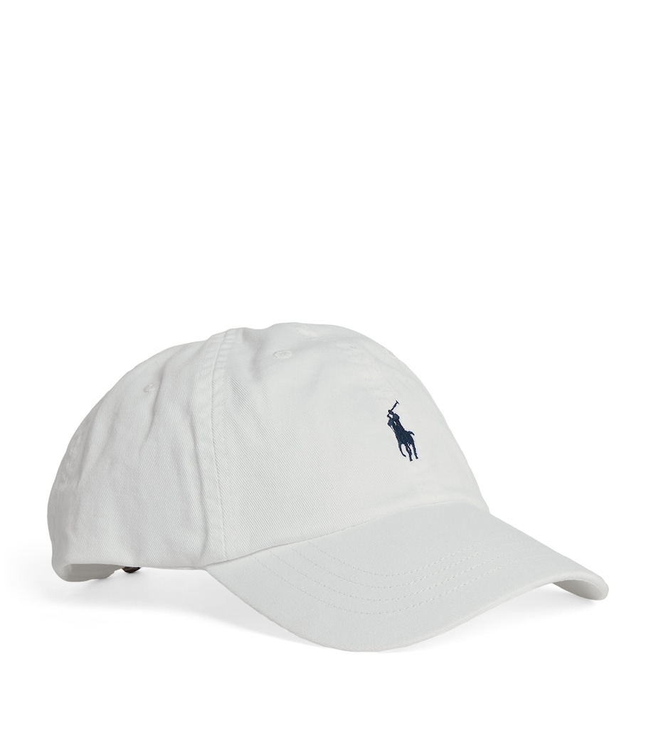 Polo Ralph Lauren Cotton Polo Pony Baseball Cap White Image 2