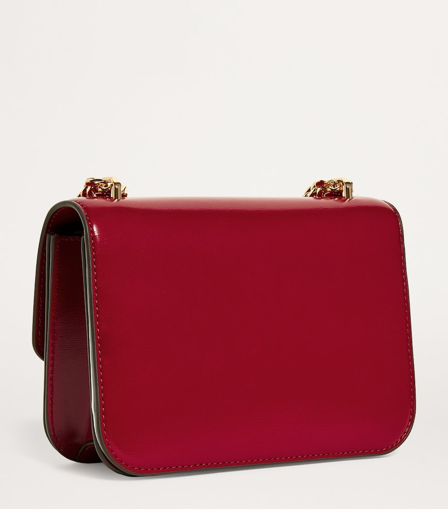 Small Leather Eleanor Shoulder Bag 600 RUBY Image 3