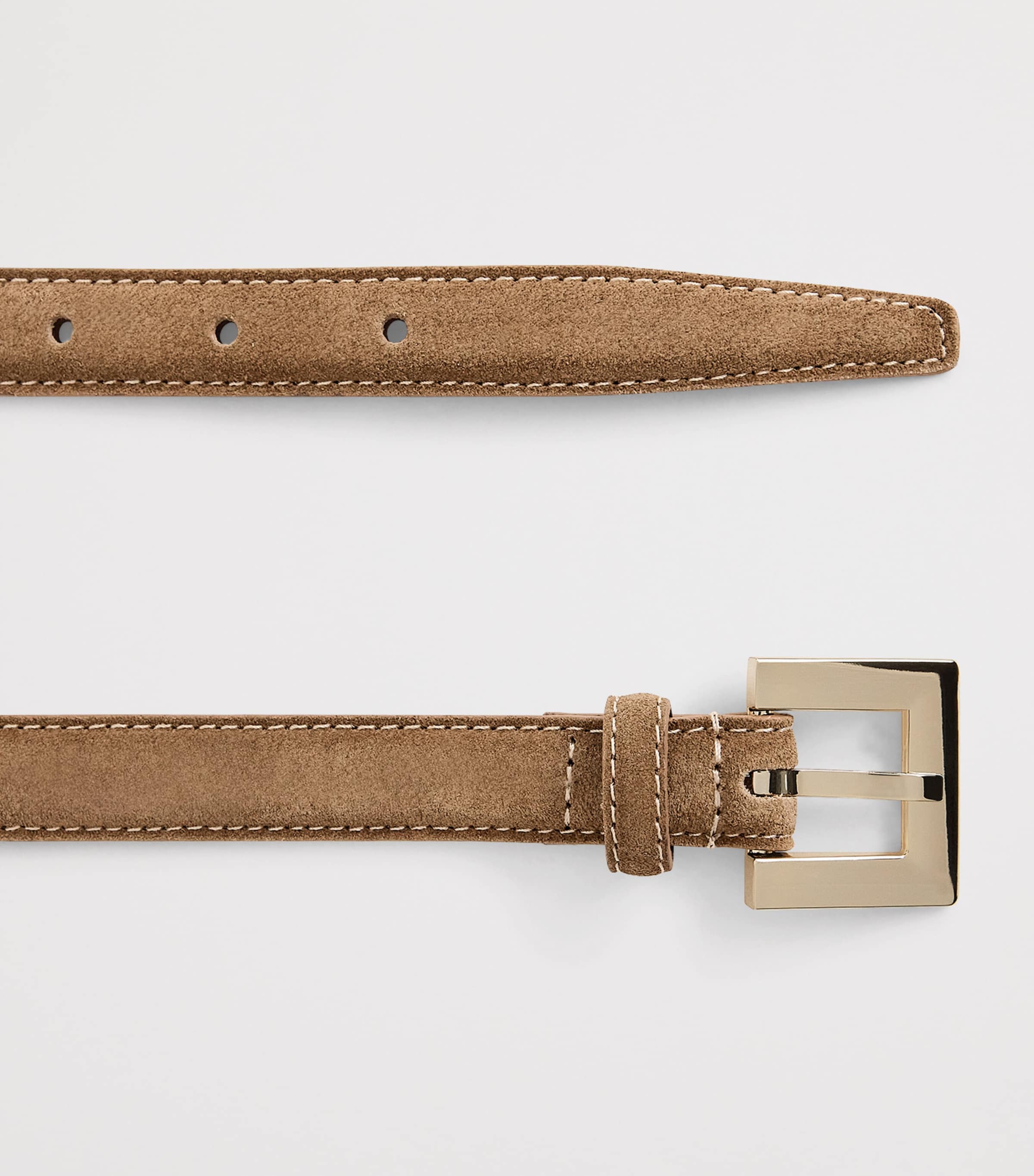 ANINE BING Suede Nicola Belt Brown Image 3