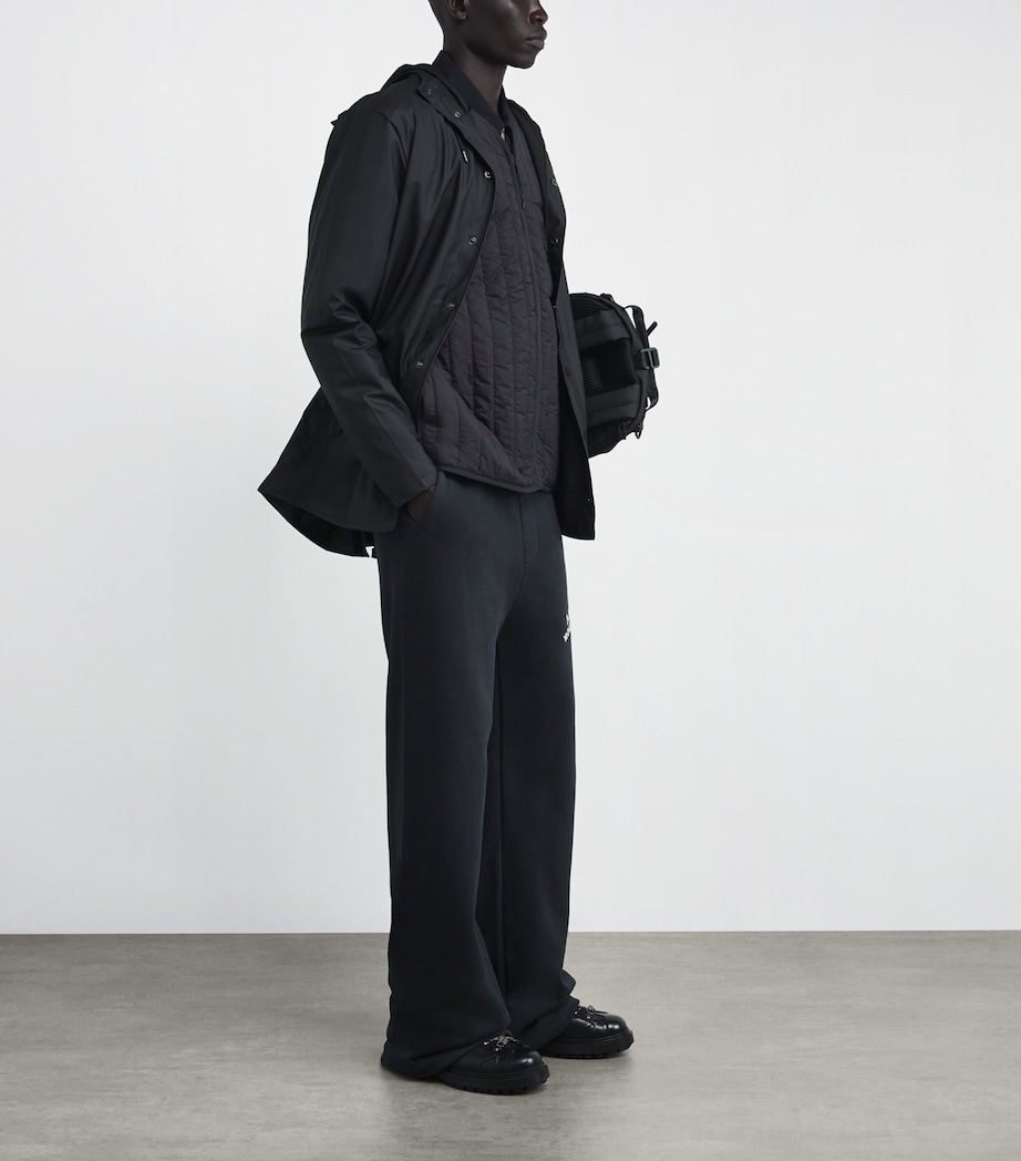 Quilted Banja Liner Jacket 01 BLACK Image 2