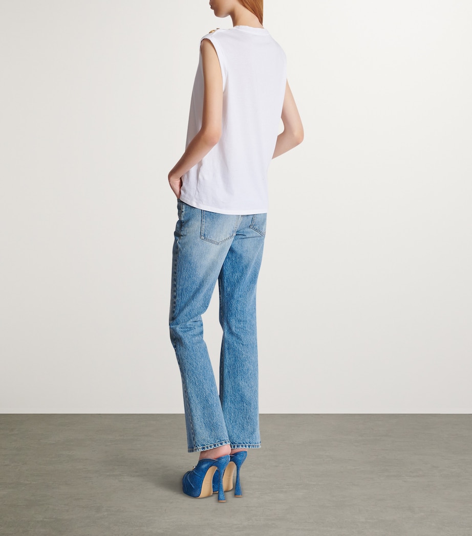 Logo Paris Tank Top GAB BLANC/NOIR Image 7