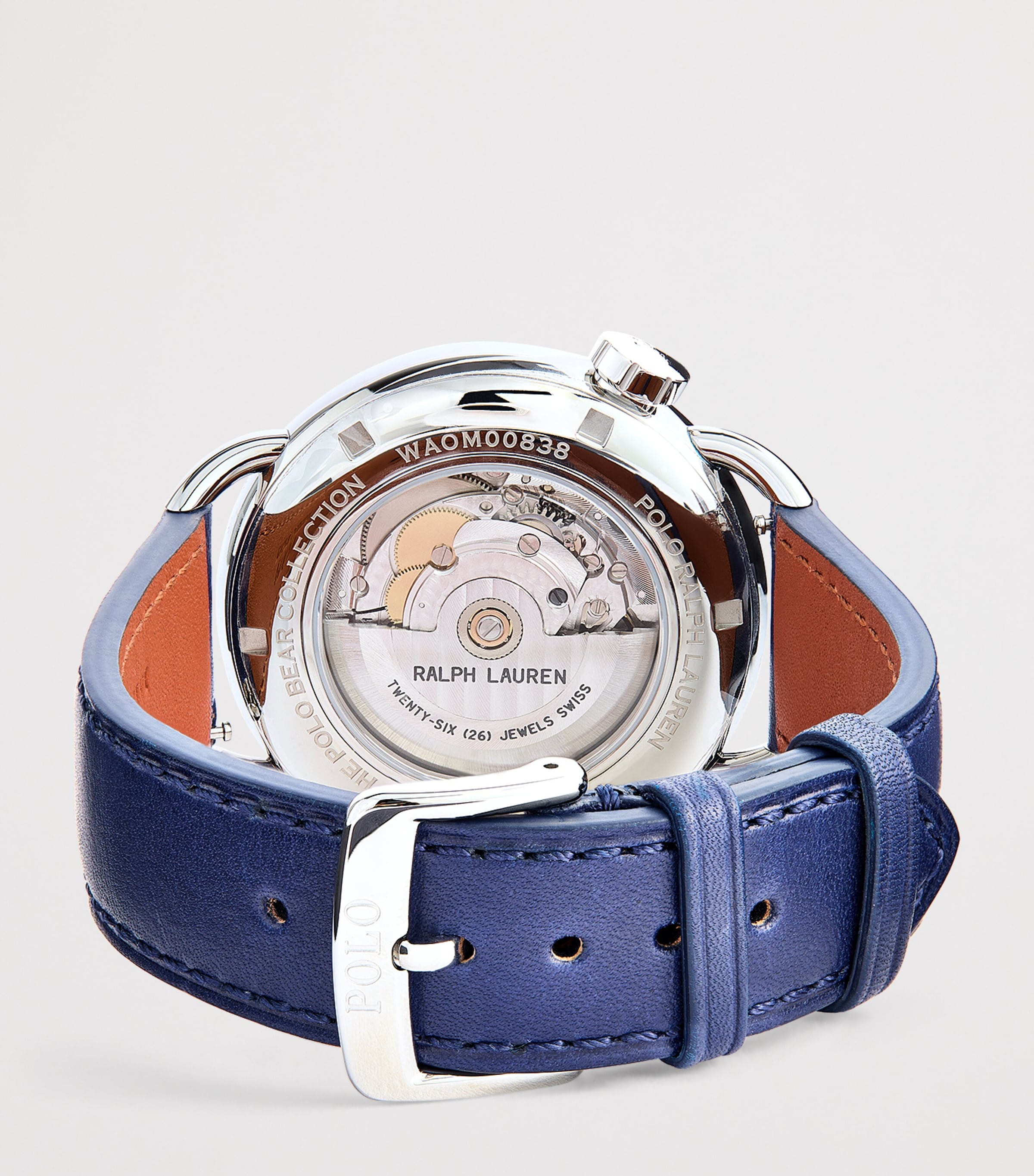 Stainless Steel Riviera Polo Bear Watch 42mm WHITE Image 3