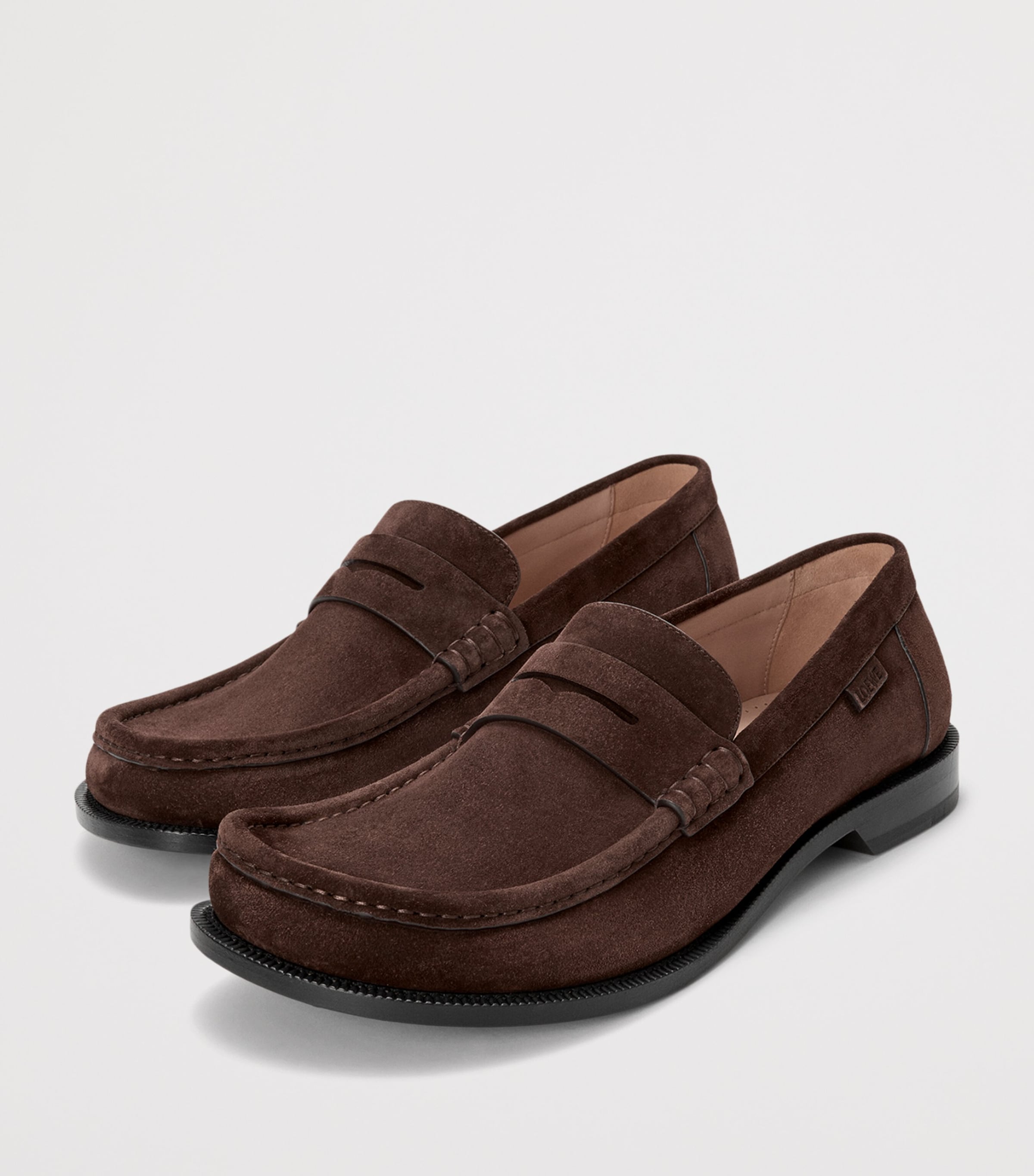 Suede Campo Loafers DARK BROWN Image 2