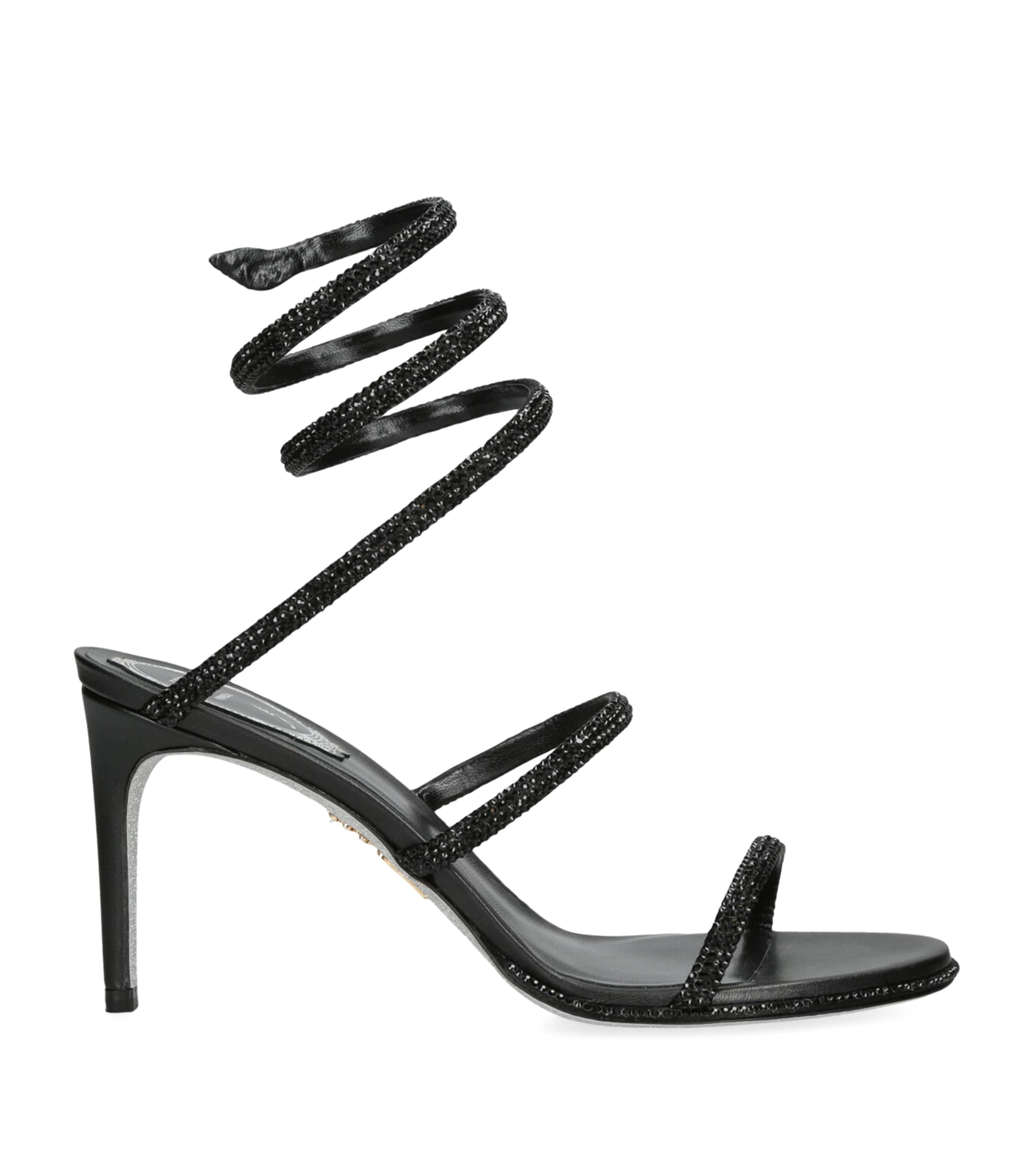 René Caovilla Embellished Cleo Sandals 80 | Women Shoes | Heels | Sandals | Designers | René Caovilla