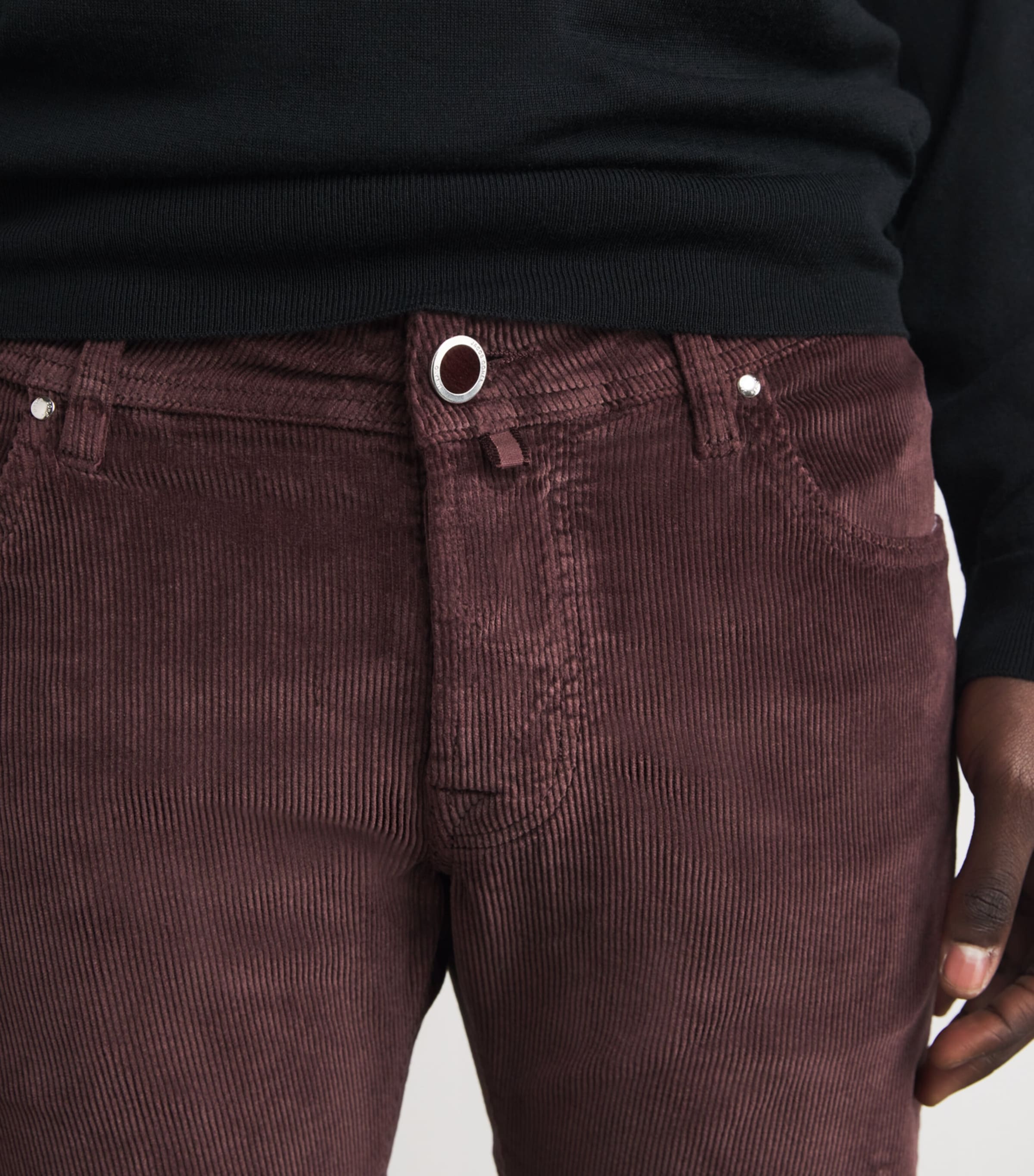 Corduroy Slim Trousers P87 Image 6