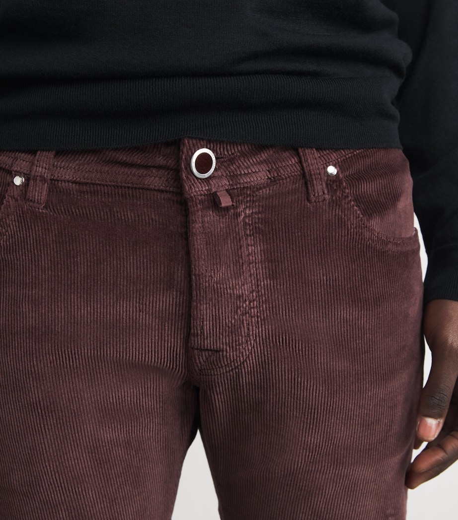 Corduroy Slim Trousers P87 Image 6