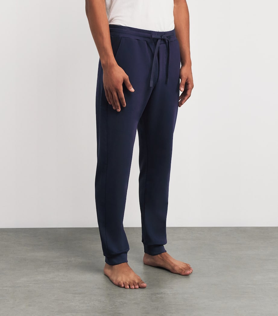 Stretch-Cotton Natural Living Sweatpants 1610 DEEP NAVY Image 3