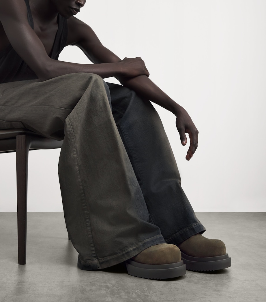 Suede Beatle Bogun Boots INDIGO Image 2