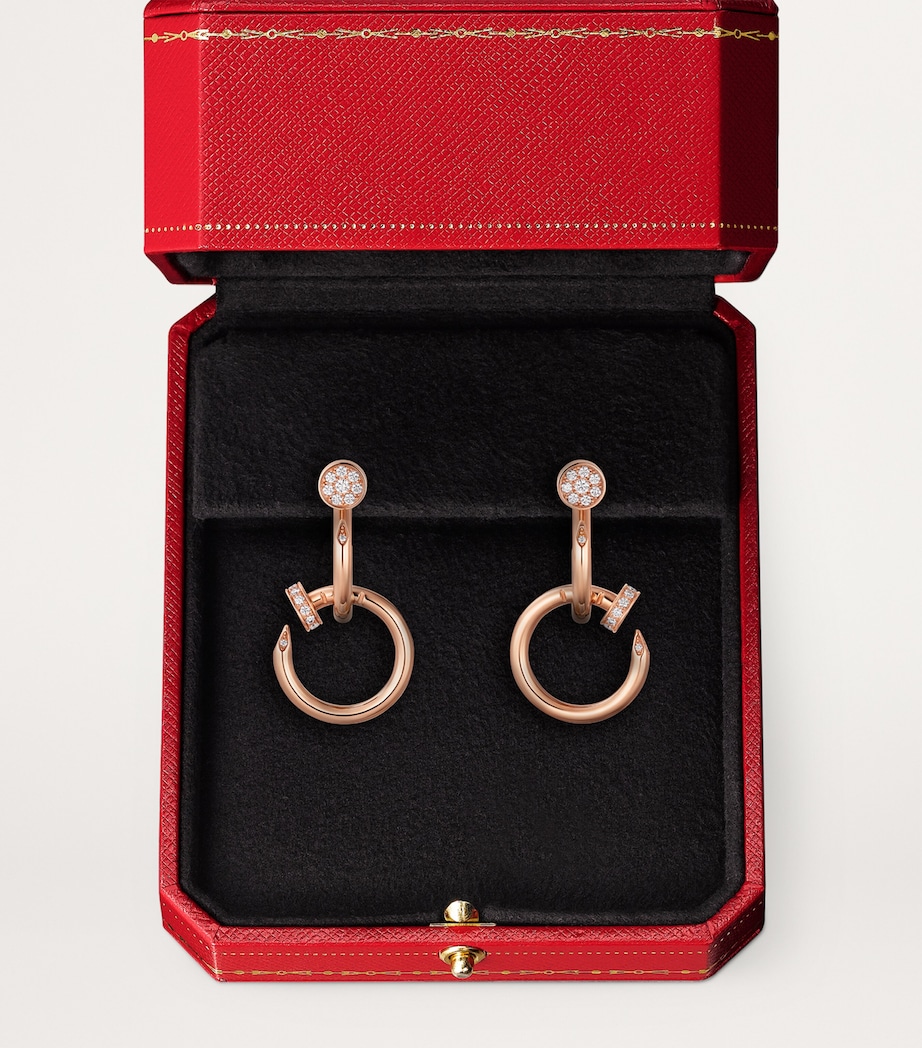 Rose Gold and Diamond Juste un Clou Earrings ROSE GOLD Image 3