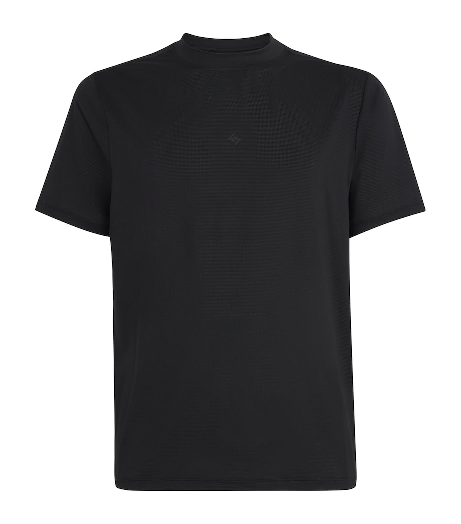 Represent 247 Mens Mesh DNA T-Shirt Jet Black Image 1