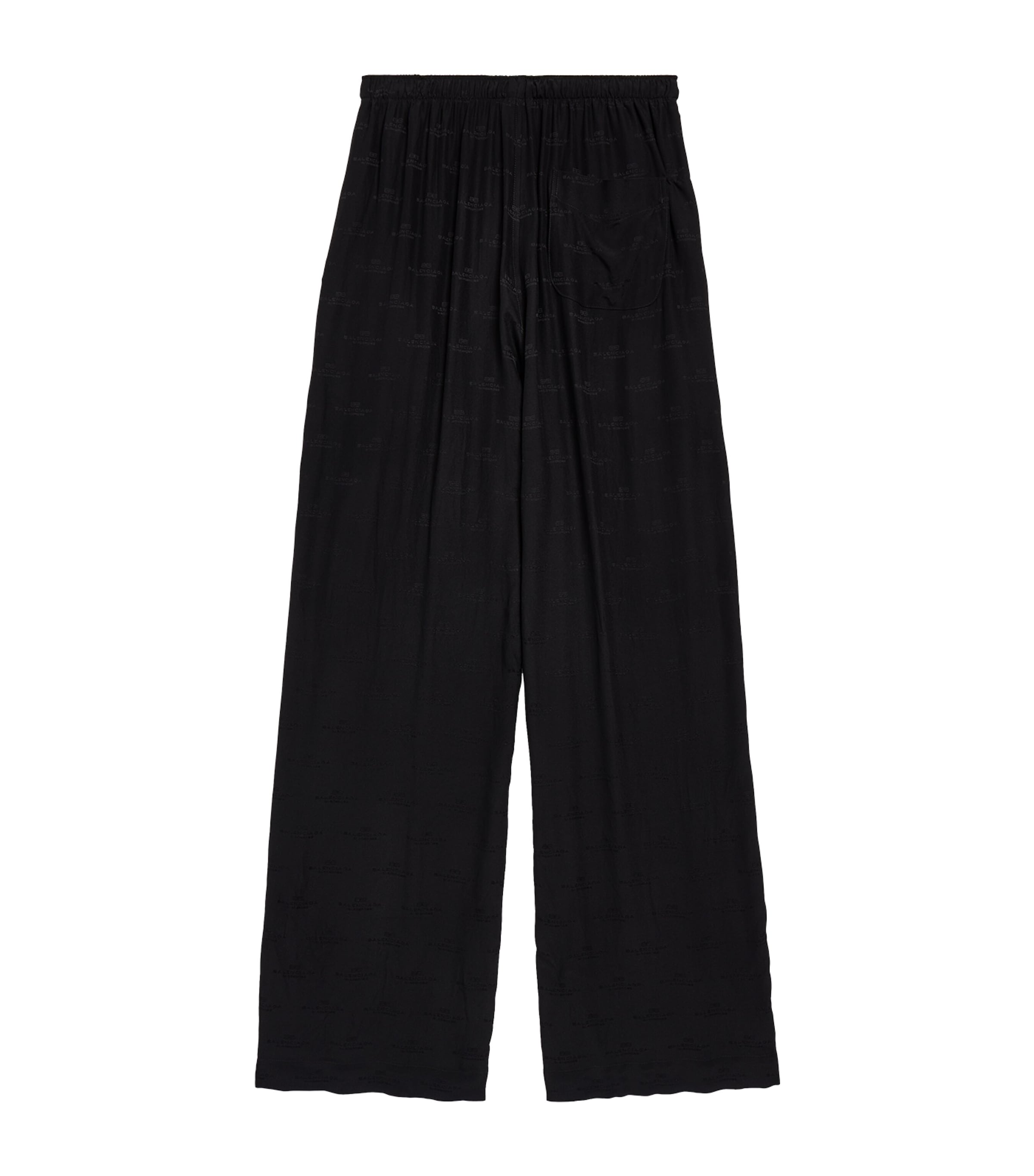 Silk Logo Print Trousers 1000 Image 2