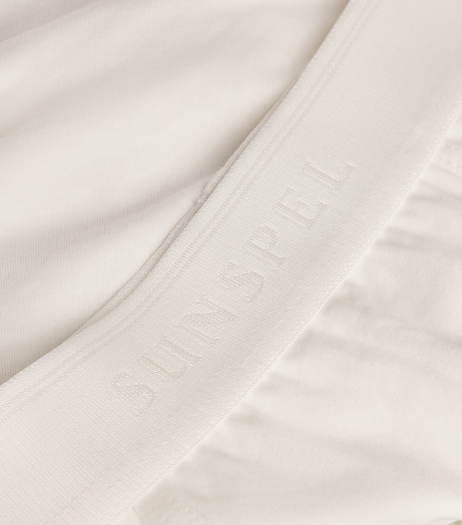 Stretch-Cotton Trunks (Pack of 3) WHAA WHITE Image 5