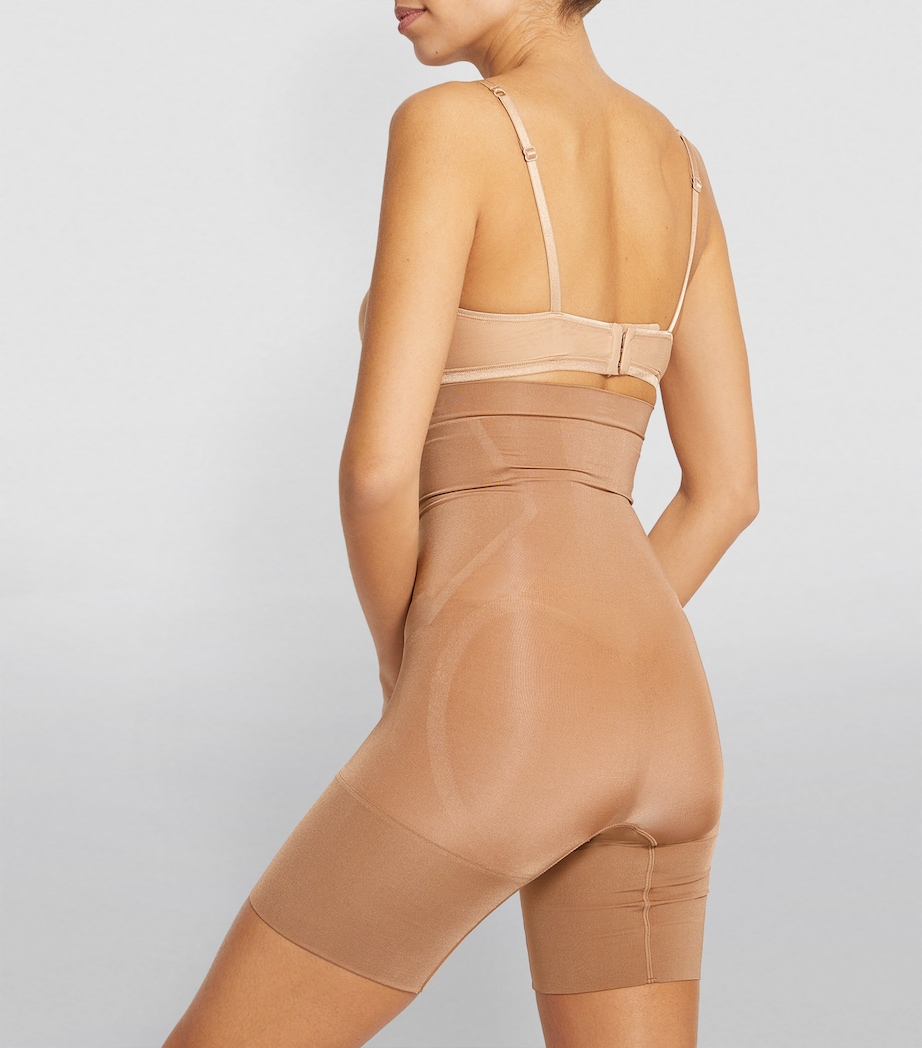 SPANXsculpt OnCore High-Waist Mid-Thigh Shorts - Firm Control CAFÉ AU LAIT Image 6