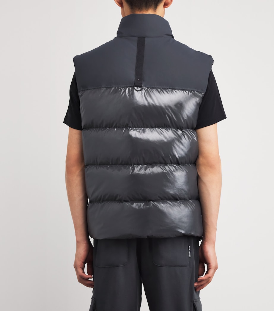 Down-Filled Victory Peak Gilet CEMENT - 1542 Image 4