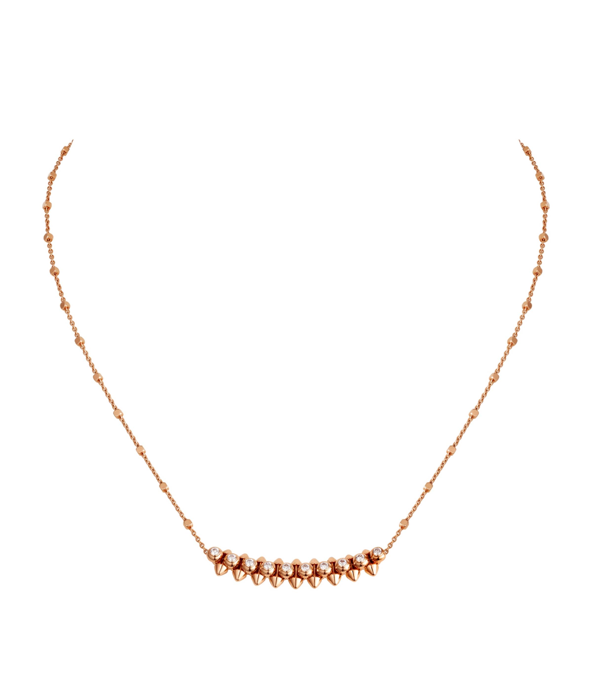 Rose Gold and Diamond Clash de Cartier Necklace ROSE GOLD Image 1