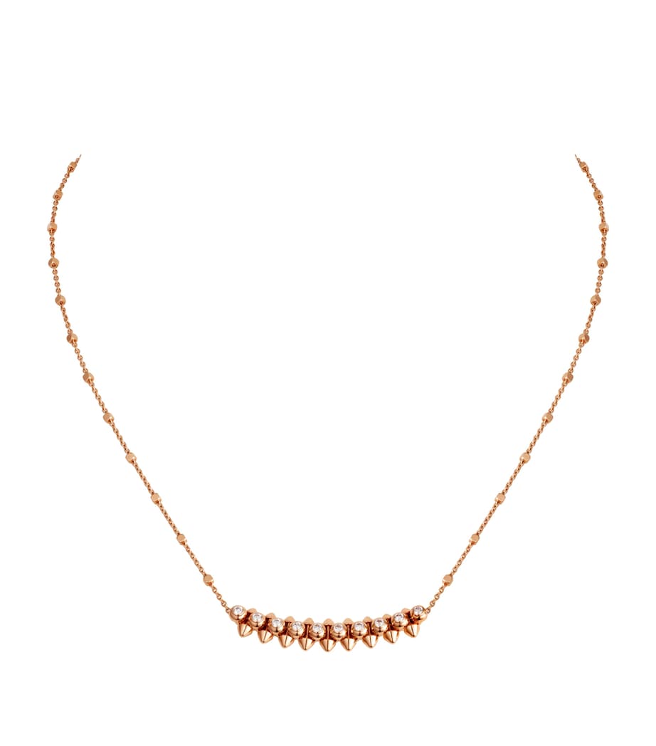 Rose Gold and Diamond Clash de Cartier Necklace ROSE GOLD Image 1