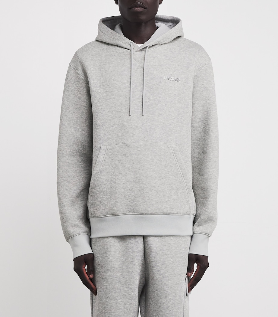Cotton-Blend Krystian Hoodie LT GREY MX A Image 3