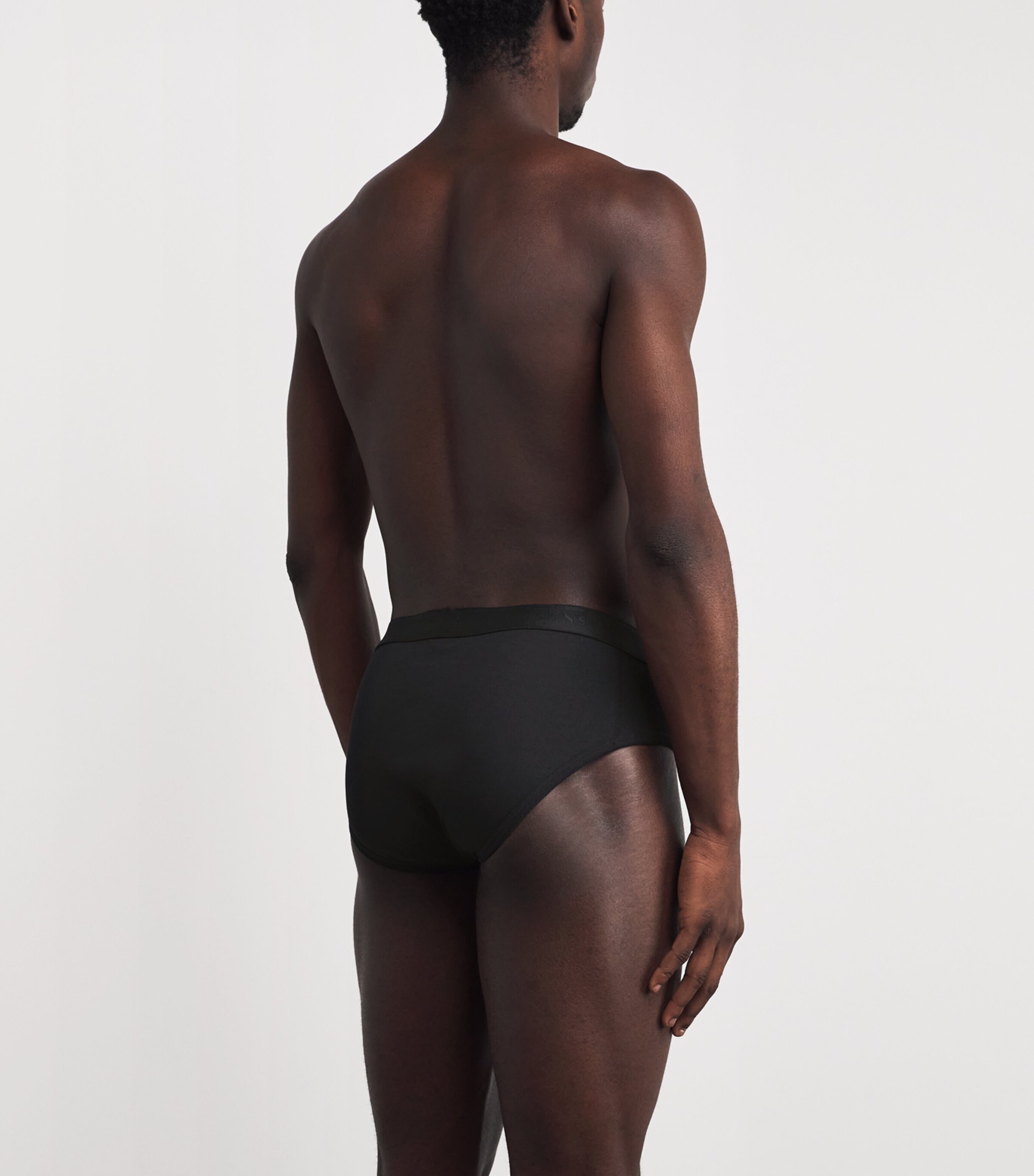 Superfine Cotton Briefs BKAA - BLK Image 3