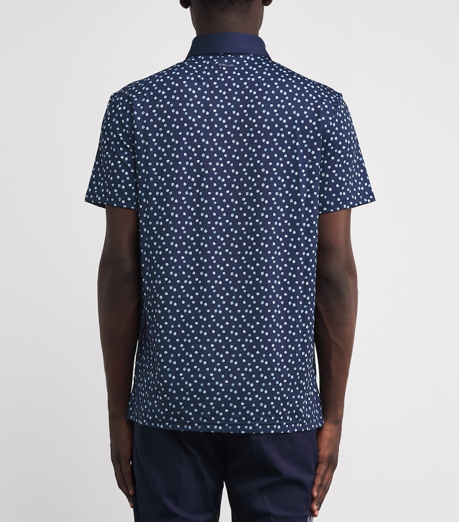 Printed Airflow Polo Shirt REFINED NAVY DICE Image 4