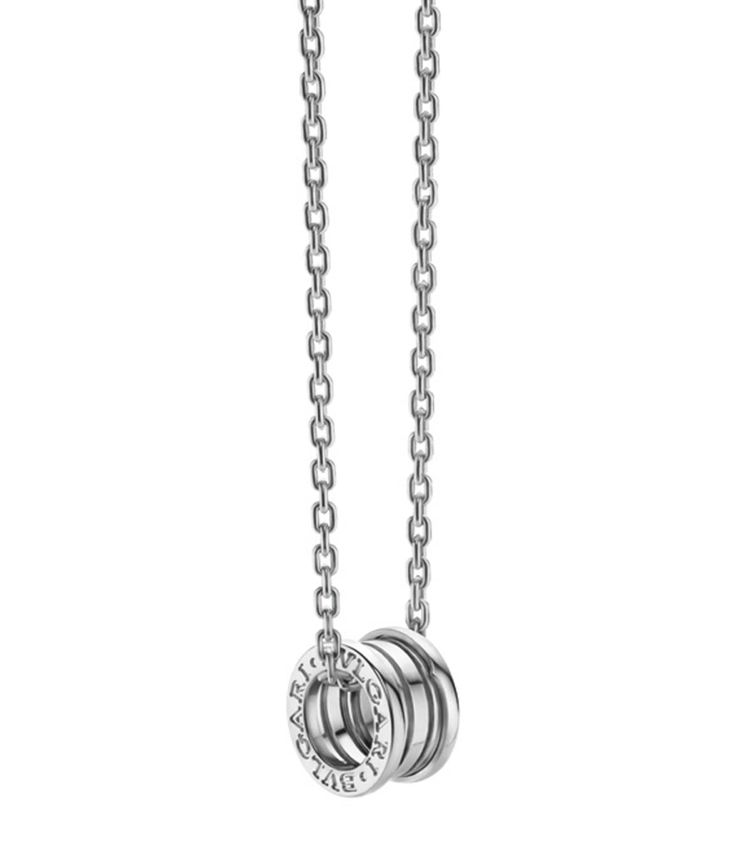 Bvlgari White Gold B.zero1 Pendant Necklace White Gold Image 2