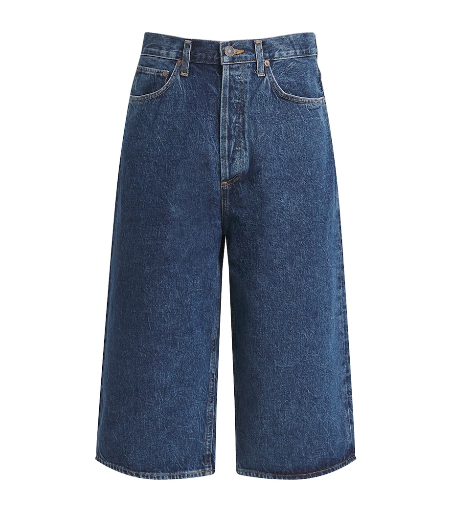 Beesley Denim Shorts CREASED DK INDIGO Image 1