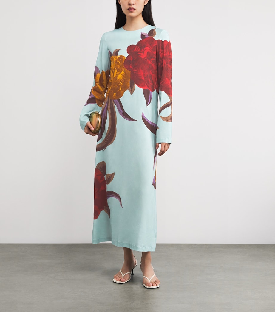 Sablé Peony Placée Midi Dress BU01PEONY PLACEE Image 2