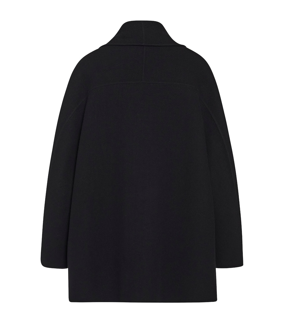 Polli Double-Breasted Coat BLACK Image 2