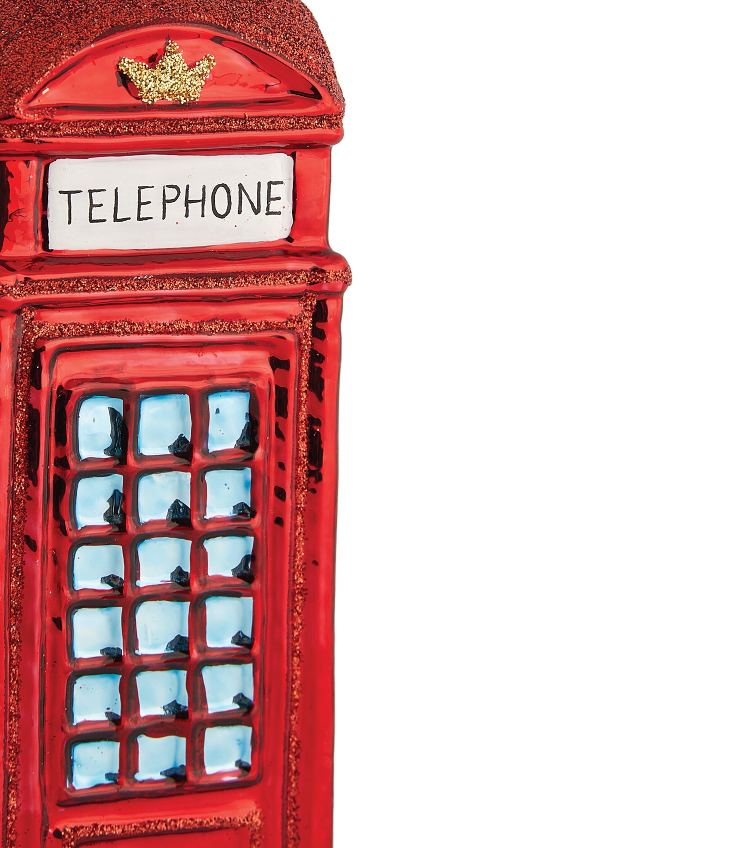 Harrods Telephone Box Christmas Decoration Red Image 4
