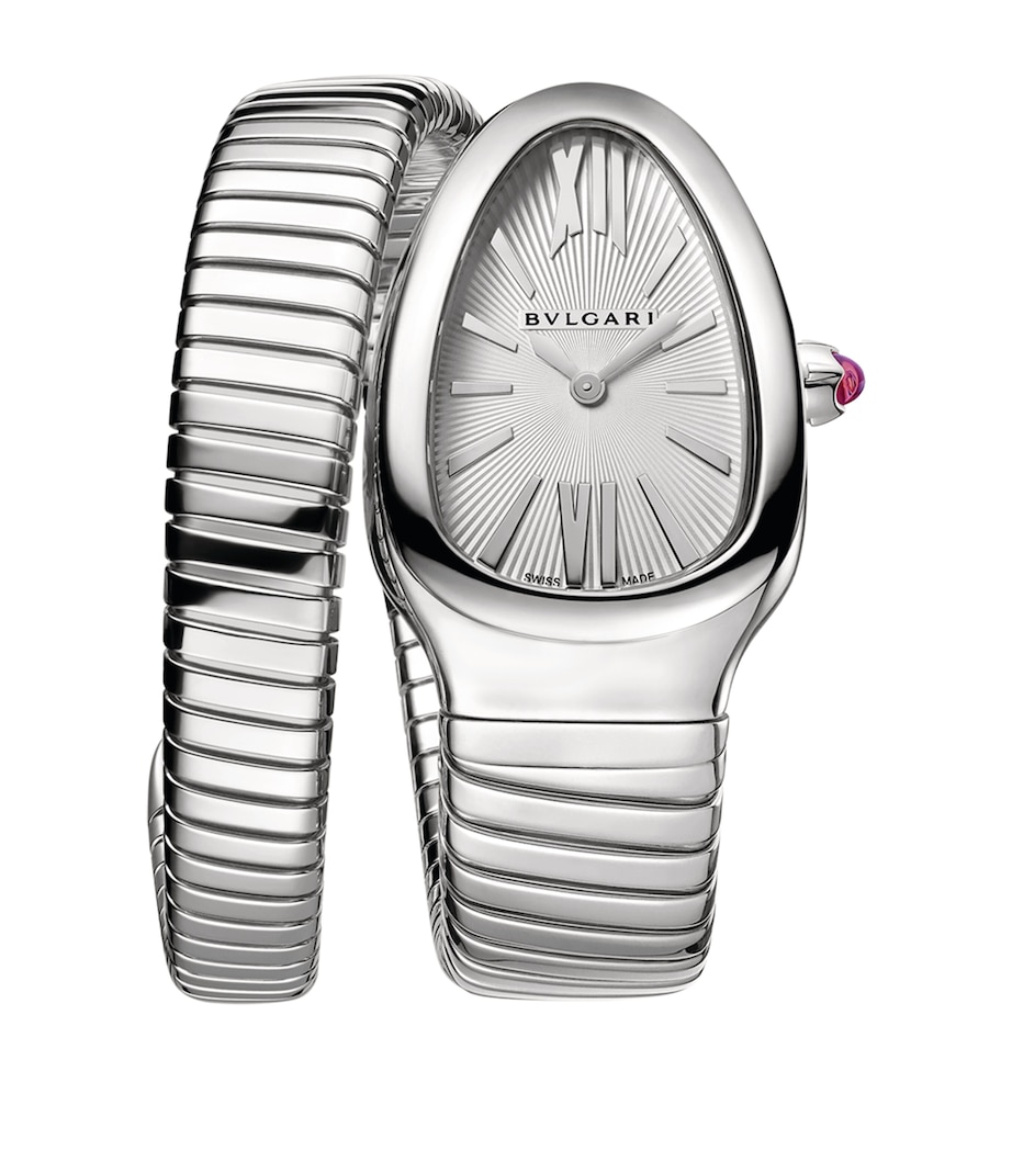 Stainless Steel Serpenti Tubogas Watch 35mm GREY Image 1