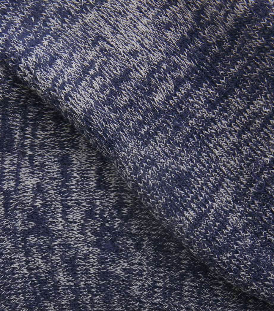 Cotton-Blend Storm Boot Socks NAVY Image 2