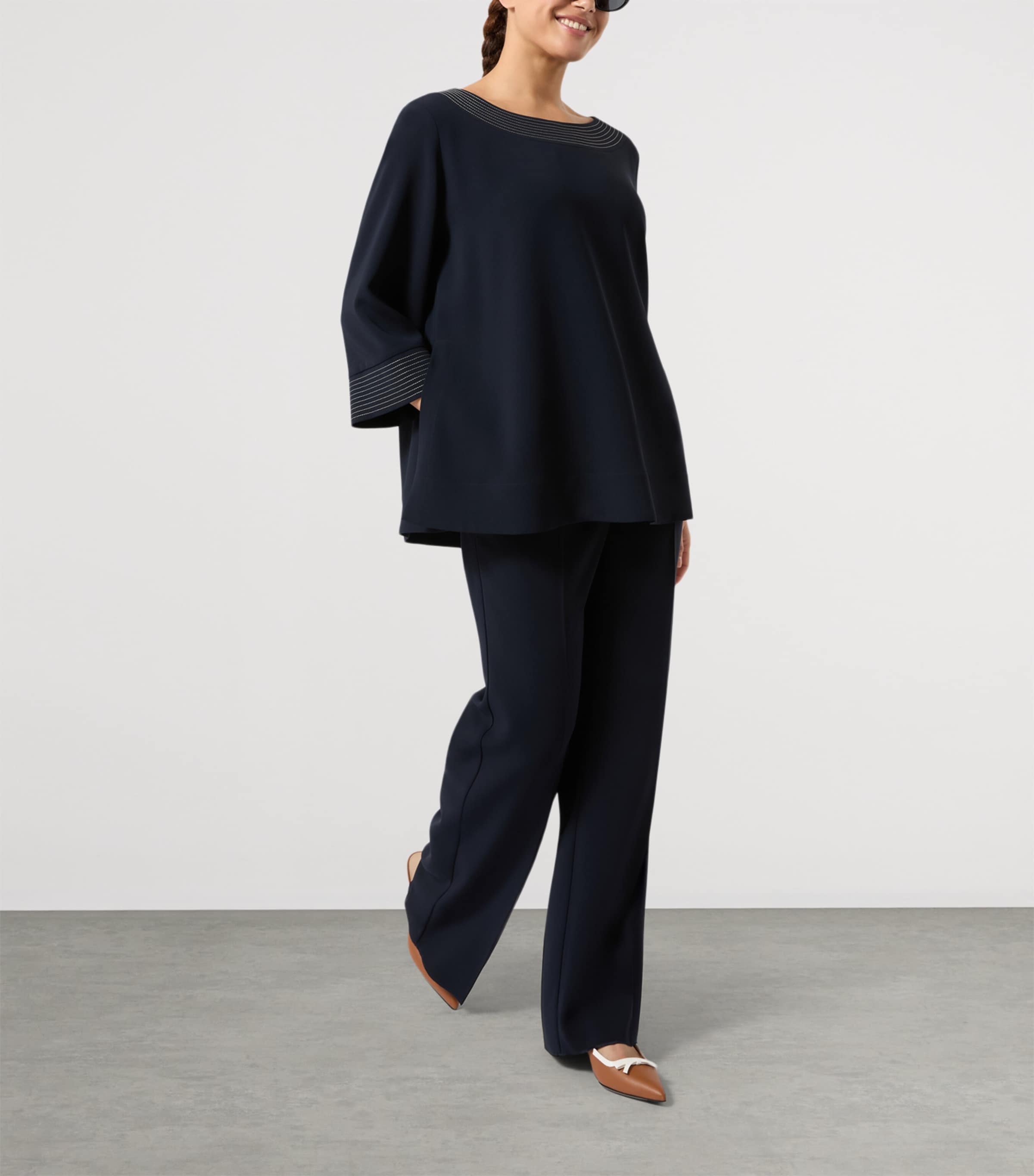 Cady Tunic Blouse MIDNIGHTBLUE Image 2