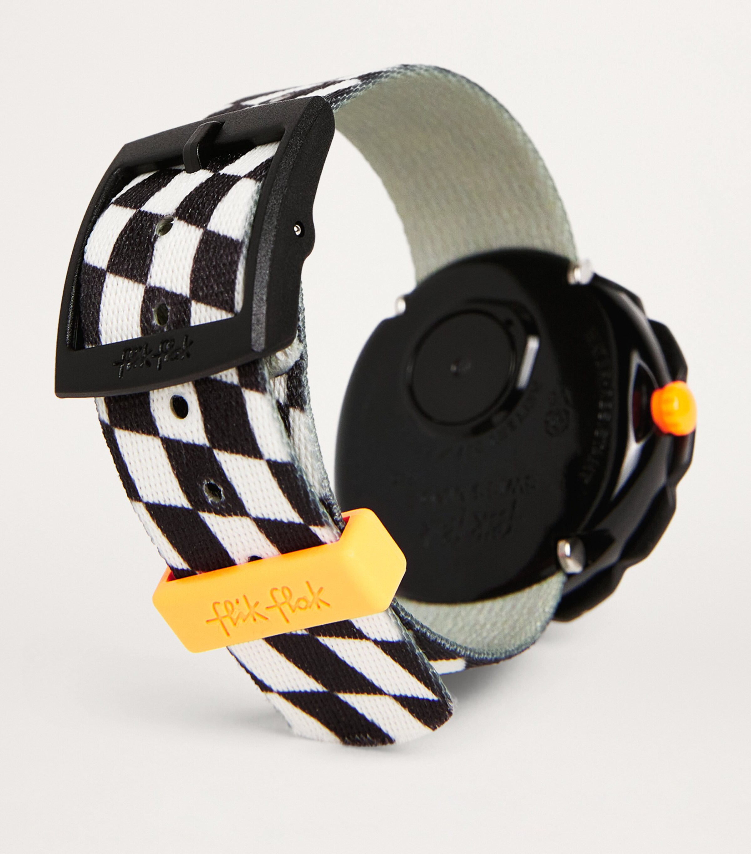 Flik Flak White Race Flag Watch 31.85mm | Harrods US