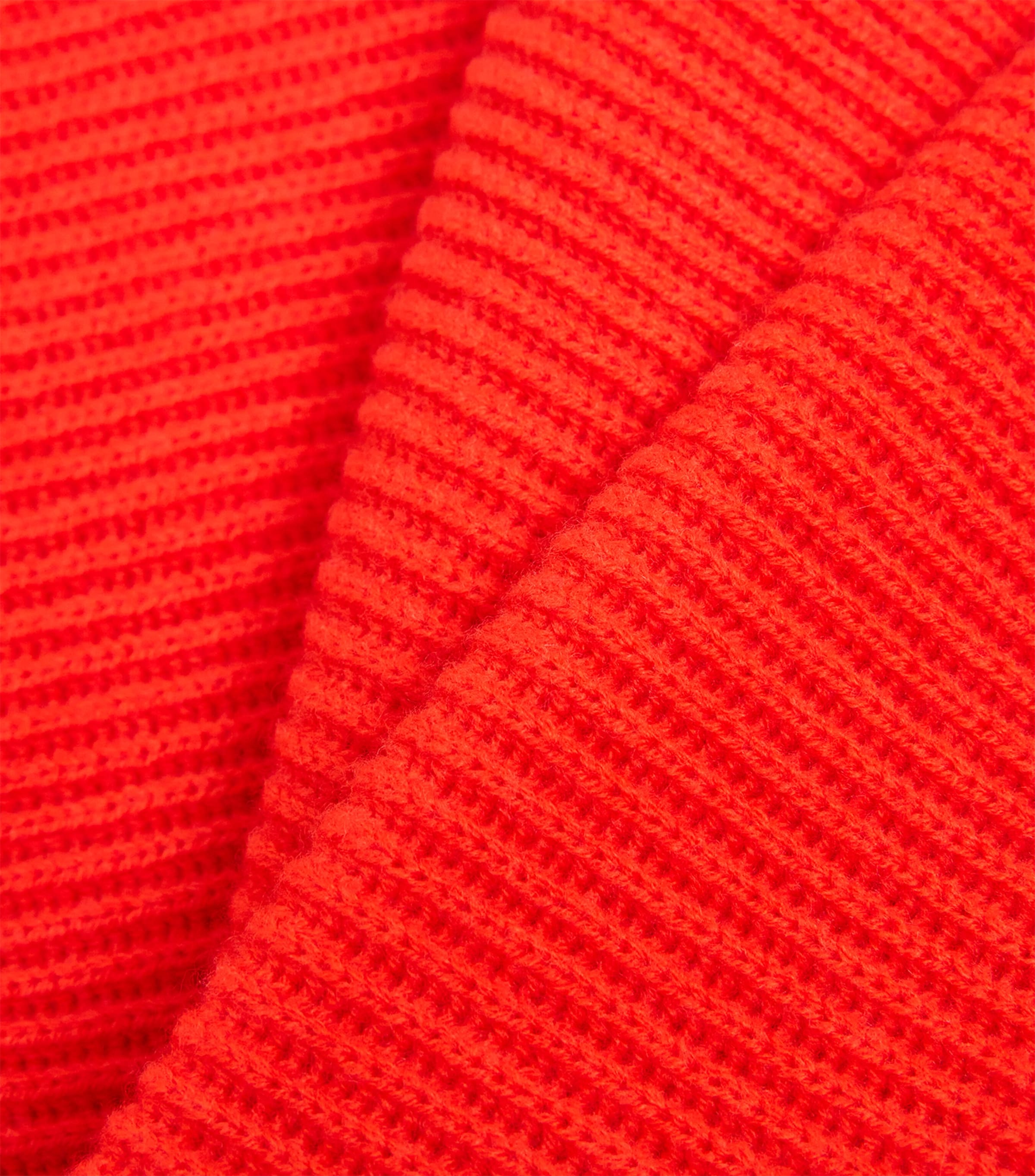 Wool-Cashmere Scarf ORANGE Image 4
