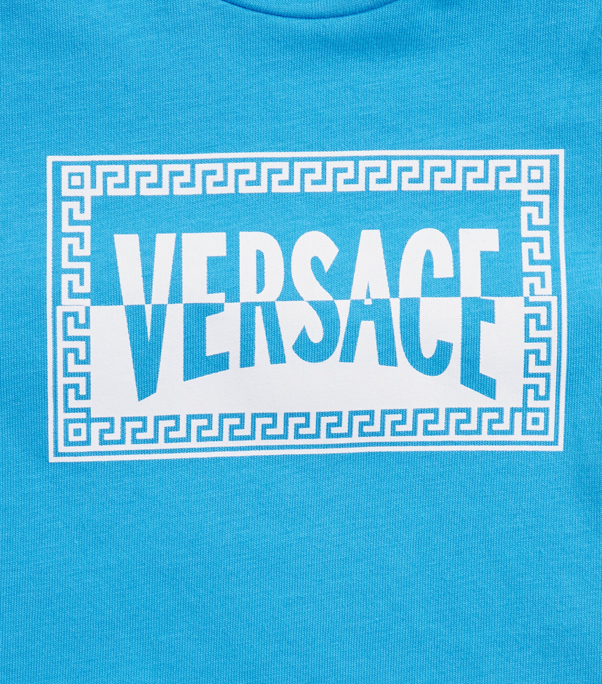 Versace Kids Cotton Logo T-Shirt (12 Months - 5 Years) Btfly+bianc Image 3