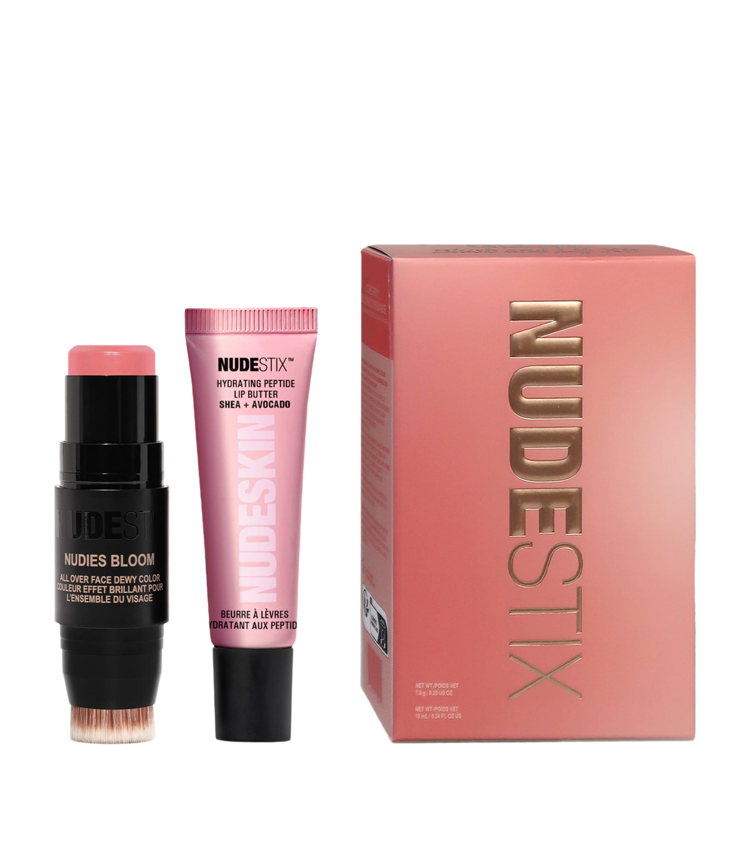 Nudestix Rosy Pink Glow Blush & Lip Set
