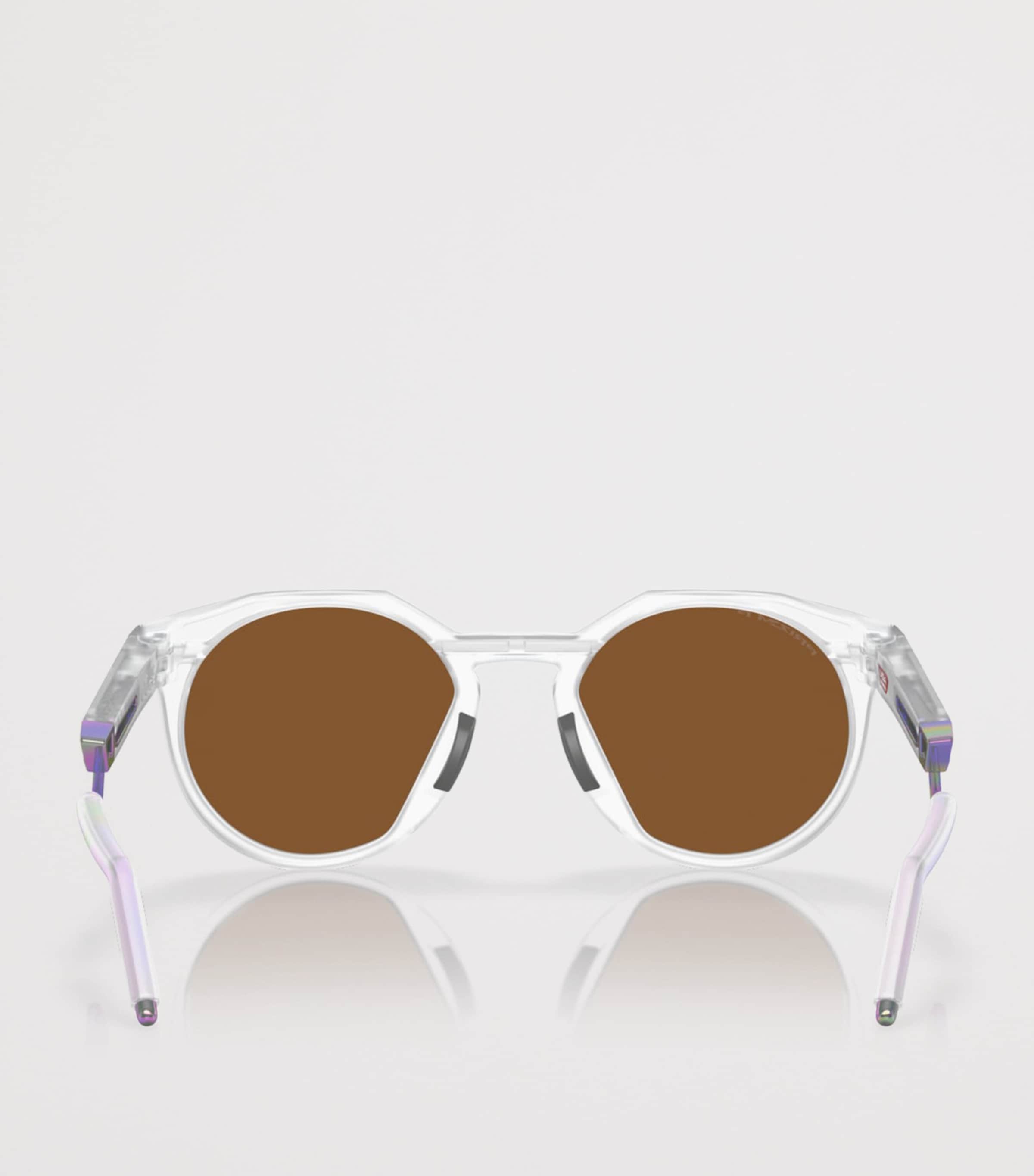 Oakley HTSN Metal Round Sunglasses Clear Image 4