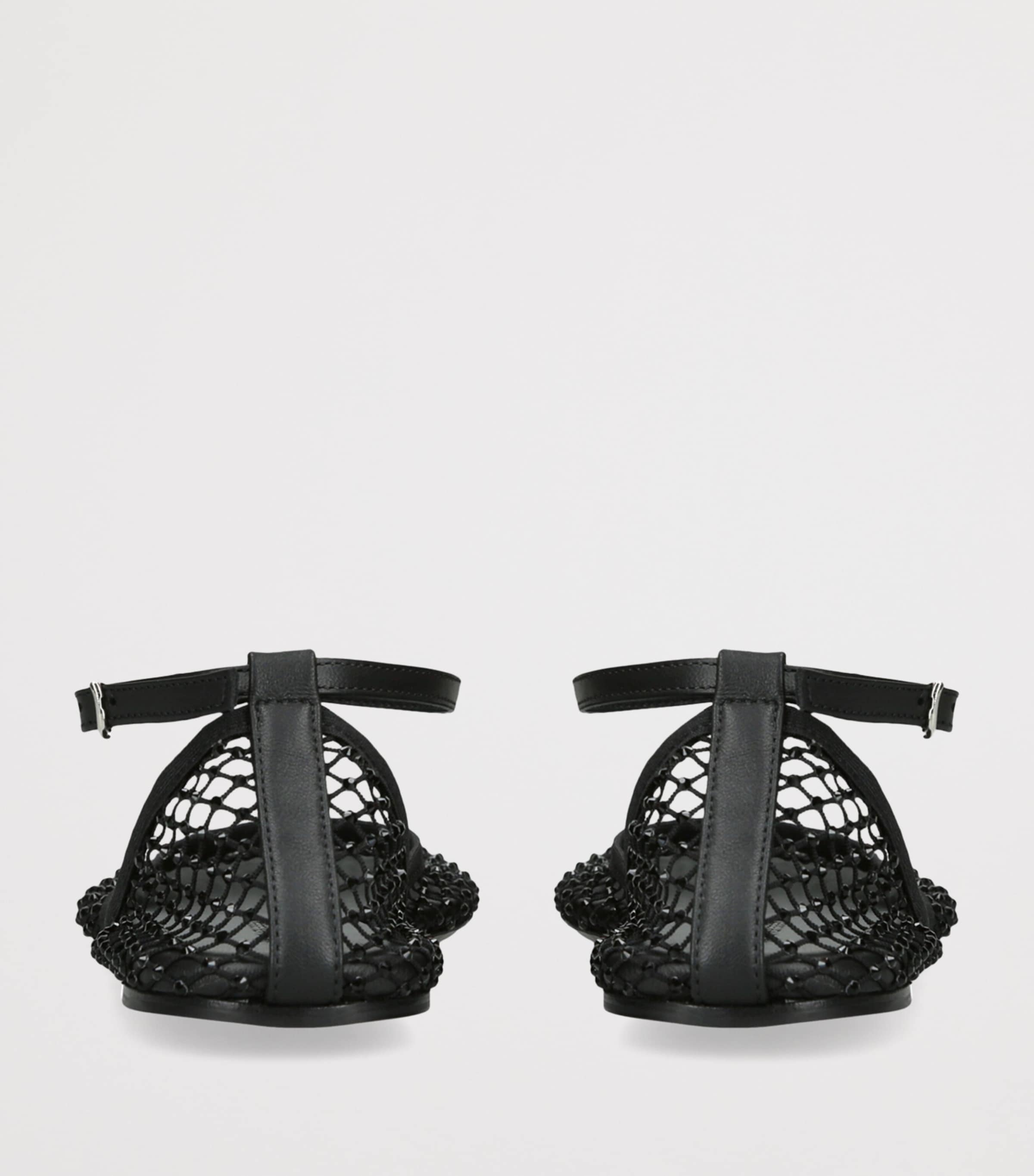 Christopher Esber Mesh Minette Ballet Flats Black Image 4