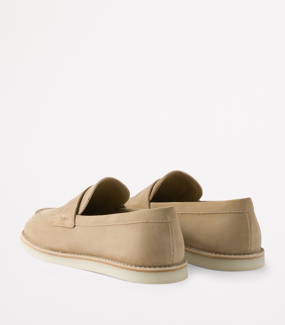 Suede Triangle Loafers F0379 Image 4