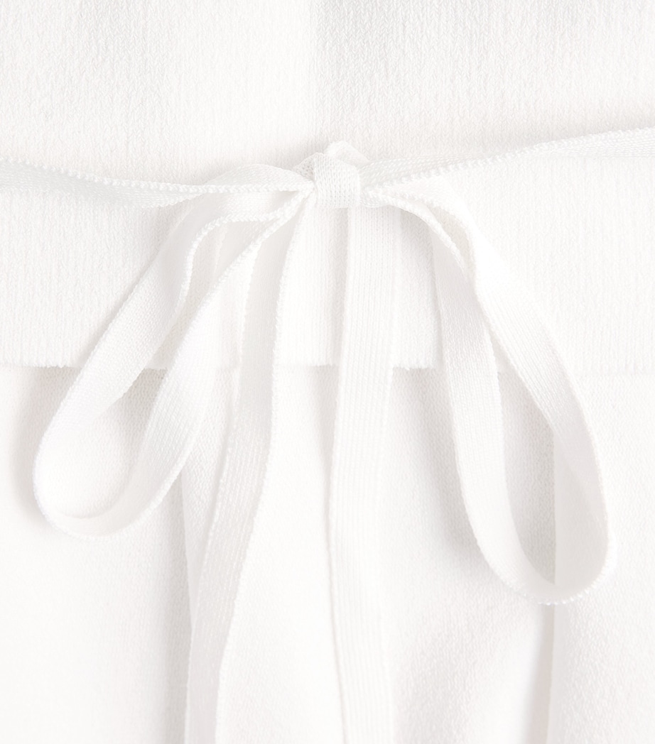 Jacquemus Womens Jersey Open Back Voile Top White Image 6